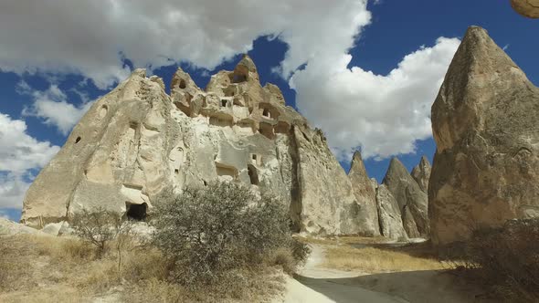 Ancient Cave City in Cappadocia, Turkey