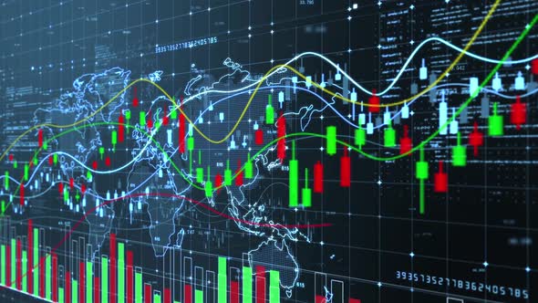 K Line Trend Chart Of Financial Securities Investment And Stock Trading alt