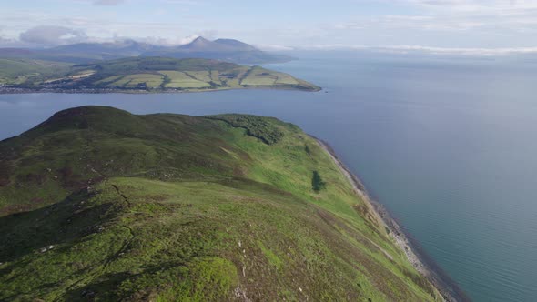 The Scottish Holy Isle with Mountainous and Coastal Landscape alt
