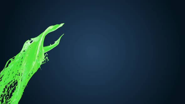 Swirling Green Splash alt