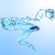 Twisted Blue Water Splash V3 4K - VideoHive Item for Sale