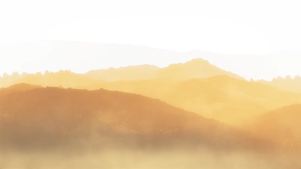 Mountain Foggy Landscape