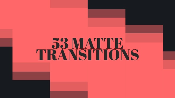 53 Alpha Mattes Transitions