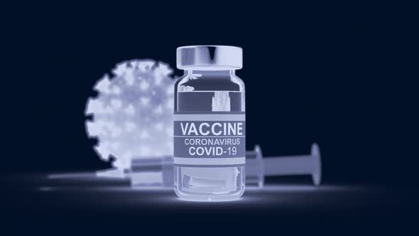 Vaccine And Syringe In Tinted 1