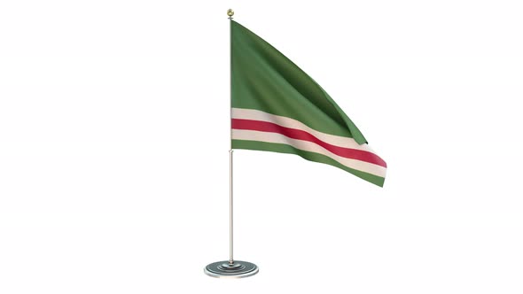 Chechen Republic Of Ichkeria  Office Small Flag Pole