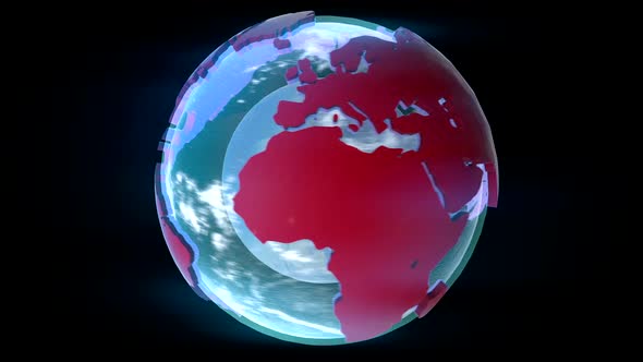 CG Earth rotating globe alt