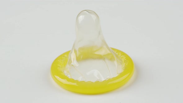 close up of condom rotating alt