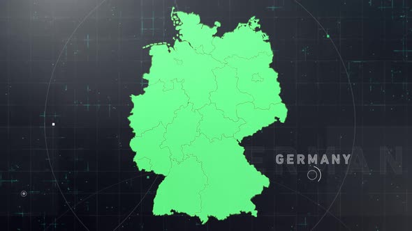 Digital Tech Germany Map Front View alt