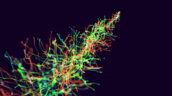 Flow of Particles Form Branch alt