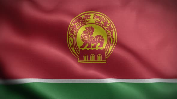 Nanjing China Flag Loop Background 4K alt