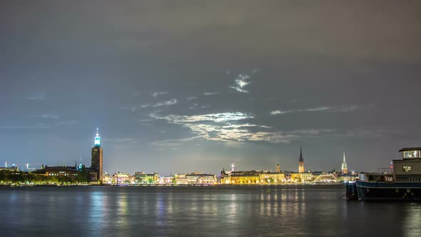 Stockholm City at Night