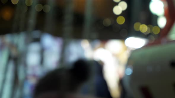 City Lights on the Christmas Market in Tallinn Estonia alt