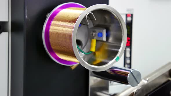 Roll of Gold Wire for Wirebond Machine in Manufacturing  alt