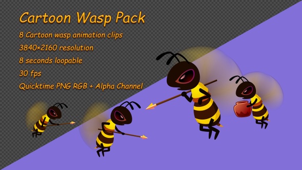 Cartoon Wasp Pack