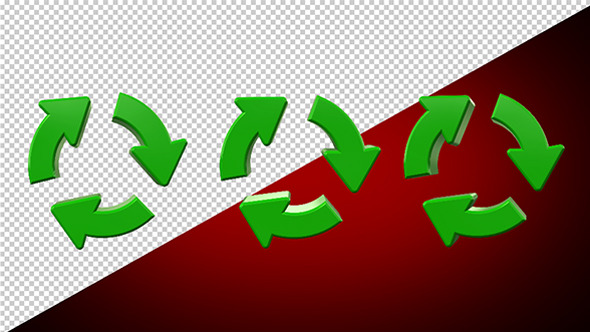 Recycle 3D Logo