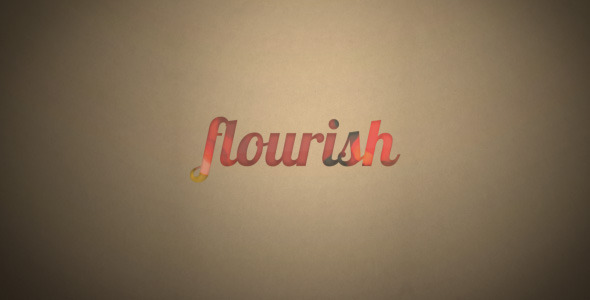 Flourish Logo Reveal