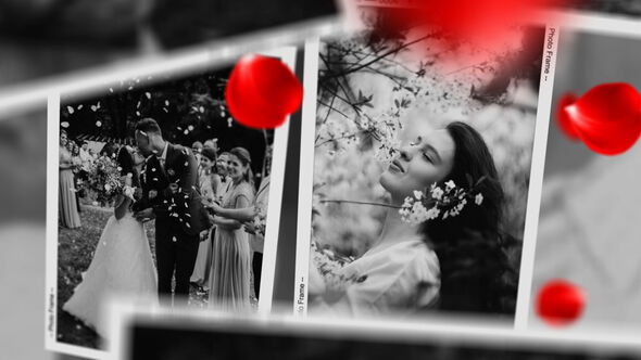 Romantic Slideshow Openers template preview