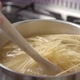 Spaghetti pastas cooking slow motion 4K 