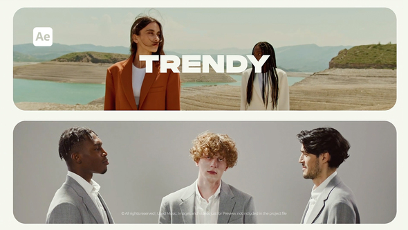 Multiscreen Slideshow Opener Video Displays template preview
