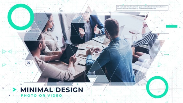 Corporate Slides Promo Video Displays template preview