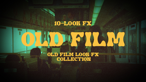 Old Film Look FX Collection Elements template preview