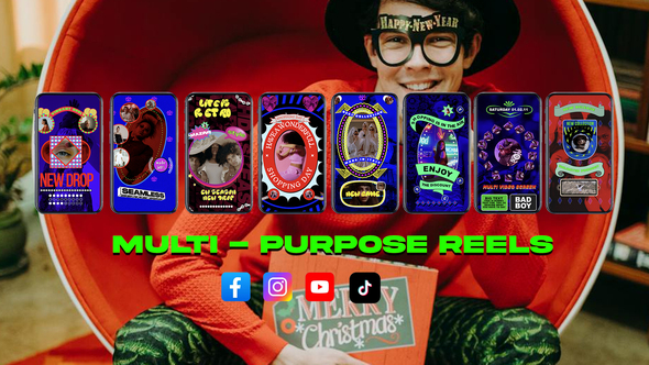 Multi Purpose Reels Product Promo template preview