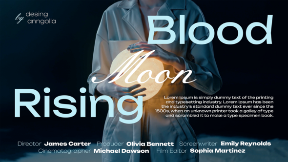 Cinematic Titles Titles template preview