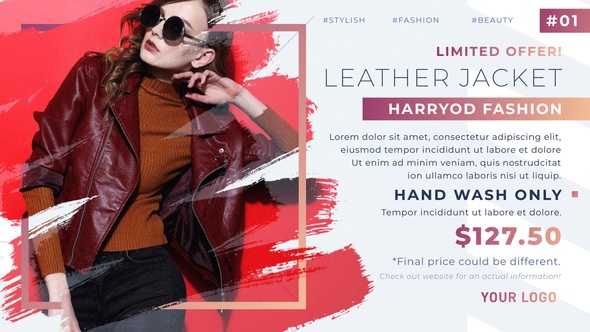 Stylish Promo Display Video Displays template preview