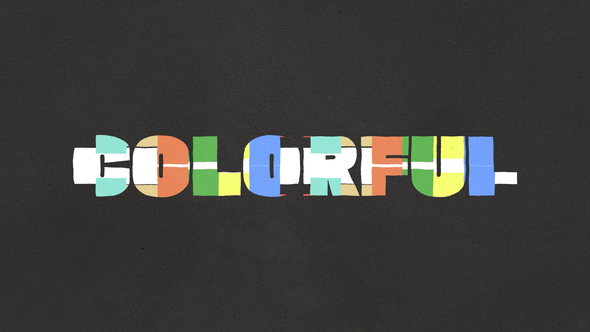 Colorful Reveal Logo Stings template preview