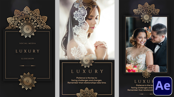 Luxury Social Media Slideshow Product Promo template preview