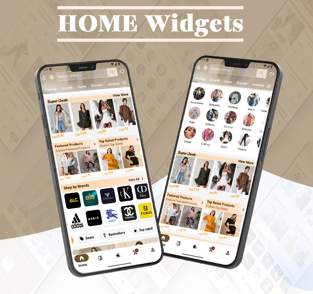 Flutter Fashion - Fashion Shop Ecommerce UI KIT | Flutter e-commerce ...