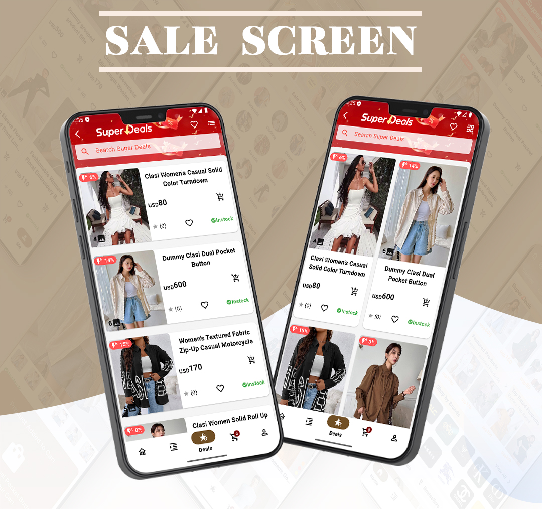 Flutter Fashion - Fashion Shop Ecommerce UI KIT | Flutter e-commerce ...