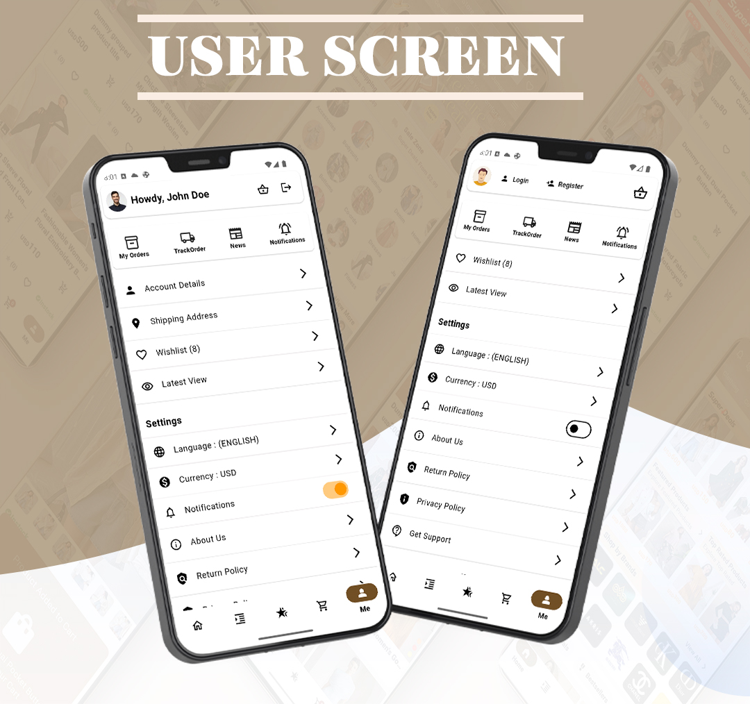 Flutter Fashion - Fashion Shop Ecommerce UI KIT | Flutter e-commerce ...