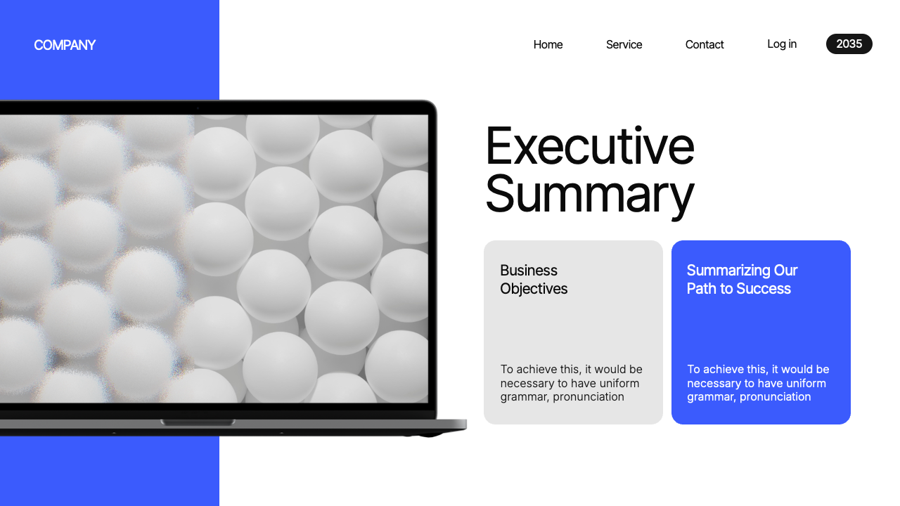 White Blue Modern Business Proposal Presentation, Presentation Templates