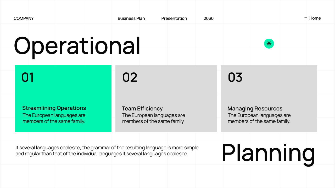 Black White Tosca Modern Business Plan Presentation, Presentation Templates