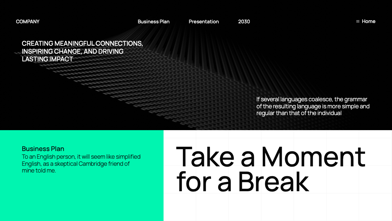 Black White Tosca Modern Business Plan Presentation, Presentation Templates