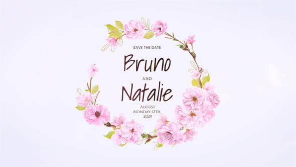 Wedding Titles Openers template preview