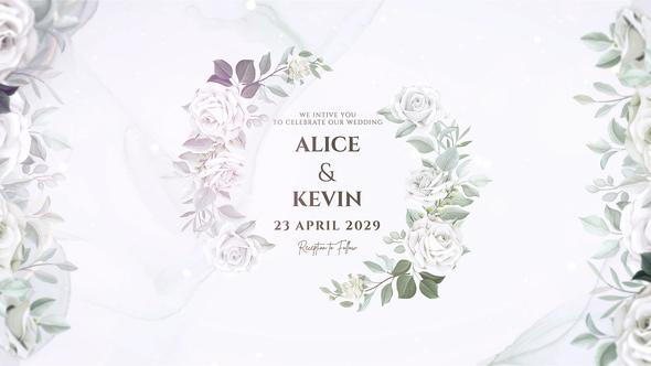 Wedding Intro Openers template preview