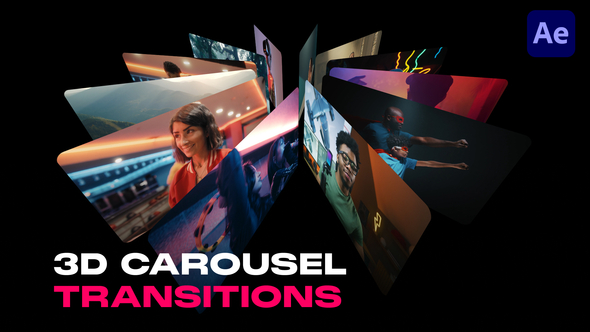 3D Carousel Transitions Elements template preview