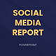 Social Media Report PowerPoint Template