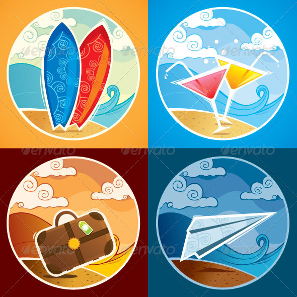 Vacation at Beach - Travel Conceptual