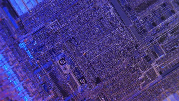 Inside The Chip. Topological Photomask with Rotation