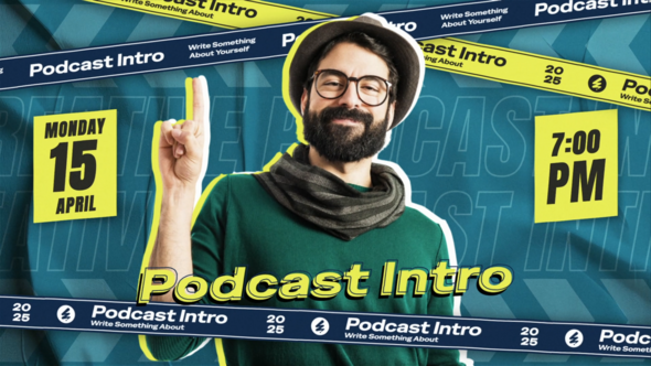 YouTube Podcast Opener Openers template preview