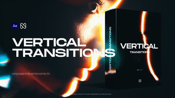 Vertical Transitions Elements template preview