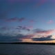 Sunset On The Lake With Pink Clouds - VideoHive Item for Sale