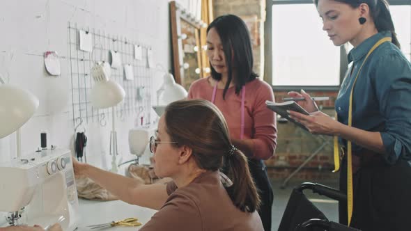 Seamstress Working on Garment alt