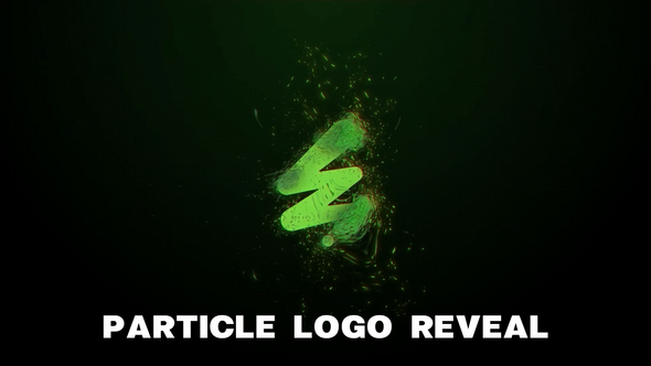 Particle Logo Reveal Logo Stings template preview