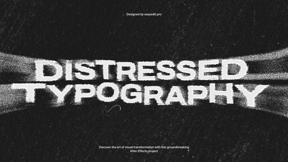 Distressed Typography Titles template preview