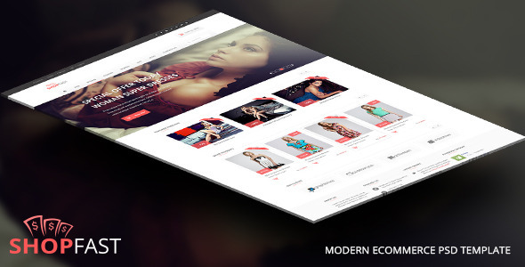 ShopFast - Modern Ecommerce PSD Template