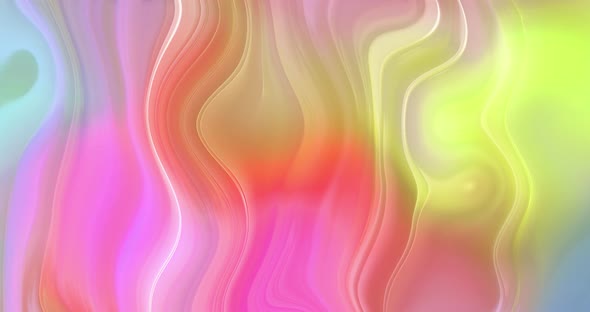 Abstract Colorful Liquid Waves Background